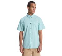 Kurzarmhemd QUIKSILVER "Drumfins", Herren, Gr. S, US-Größen, blau haze, Obermaterial: 100% Baumwolle., Hemden (95582459-S) blau haze