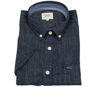 Kurzarmhemd - Regular Fit - Button Down - dunkelblau Camel Active