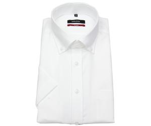Kurzarmhemd - Regular Fit - Button Down Kragen - weiß Seidensticker