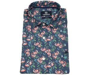 Kurzarmhemd - Regular Fit - Haifischkragen - florales Muster - mehrfarbig Lerros