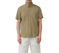 s.Oliver Regular Fit: Kurzarmhemd mit Struktur-Streifen und Button-Down-Kragen