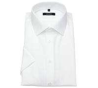 Kurzarmhemd - Shaped Fit - Kentkragen - weiß Seidensticker