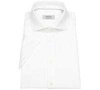 Kurzarmhemd - Slim Fit - Functional Shirt - Haifischkragen - weiß Pure