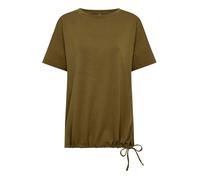 Kurzarmhemd SOYACONCEPT "Soya Concept T-Shirt SC-BANU 184.", Damen, Gr. M, Normalgrößen, 7230 misty olive, Obermaterial: 48% Modal, 48% Polyester, 4% Elasthan, Hemden (40669921-M) 7230 misty olive