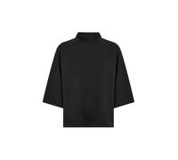 Kurzarmhemd SOYACONCEPT "Soya Concept T-shirt SC-BANU", Damen, Gr. XXL, Normalgrößen, 9999 schwarz, Obermaterial: 48% Modal, 48% Polyester, 4% Elasthan, Hemden Kurzarmhemd (12149561-XXL)