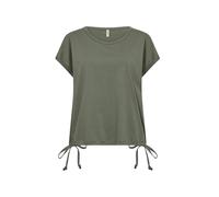 Kurzarmhemd SOYACONCEPT "Soya Concept T-shirt SC_DERBY", Damen, Gr. L, Normalgrößen, grün (7870 thyme), Obermaterial: 100% Baumwolle, Hemden (20765556-L) 7870 thyme