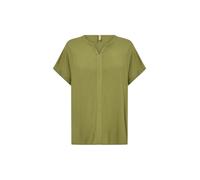 Kurzarmhemd SOYACONCEPT "Soya Concept T-shirt SC_RADIA", Damen, Gr. S, Normalgrößen, 7215 calliste grün, Obermaterial: 100% Viskose, Hemden Kurzarmhemd (34248859-S)