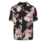 Urban Classics VISKOSE AOP RESORT S 03768 darkjungle (916193) Mehrfarbig S