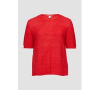 Kurzarmpullover aus Bändchengarn 50 rot 2168348.3103.50