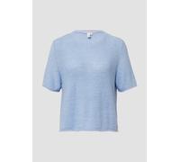 Kurzarmpullover aus Bändchengarn XS blau 2165305.5072.XS