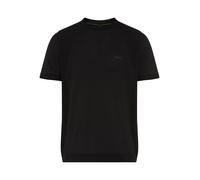 Kurzarmpullover BOSS GREEN "KN_Momentum-Lite TS", Herren, Gr. 3XL, schwarz001, Strick, Obermaterial: 60% Baumwolle, 40% Polyester, unifarben, regular fit normal, Rundhals, Bündchen, Pullover, Kurzarm,