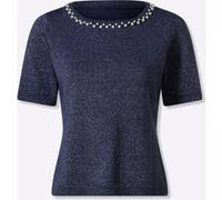 Kurzarmpullover dunkelblau 38