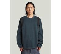 Kurzarmpullover G-STAR "MN Loose Sweatshirt", Herren, Gr. S, legion blau, Obermaterial: 100% Baumwolle, Pullover (23773446-S) legion blau