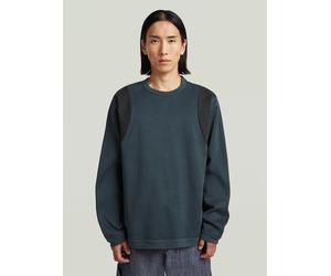 Kurzarmpullover G-STAR "MN Loose Sweatshirt", Herren, Gr. S, legion blau, Obermaterial: 100% Baumwolle, Pullover (23773446-S) legion blau