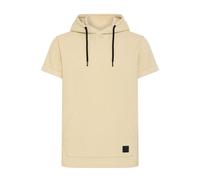 Kurzarmpullover INDICODE "Kurzarmpullover IDNils", Herren, Gr. M, beige (fog), Obermaterial: 55% Baumwolle CO. 45% Polyester PES., Pullover (97902013-M) fog