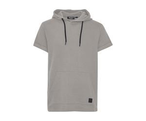 Kurzarmpullover INDICODE "Kurzarmpullover IDNils", Herren, Gr. S, grau (light grau), Obermaterial: 55% Baumwolle CO. 45% Polyester PES., Pullover (70537807-S) light grau