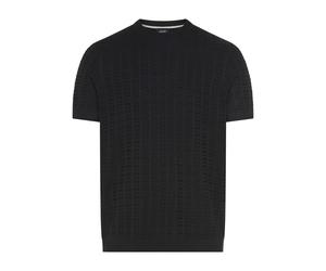 Kurzarmpullover JOOP "Theor", Herren, Gr. XL, dunkelblau, Strick, Obermaterial: 50% Polyacryl, 50% Viskose, unifarben, normal normal, Rundhals, Pullover (78608939-XL) dunkelblau