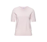 Kurzarmpullover LASCANA, Damen, Gr. 40/42, rosé, Feinstrick, Obermaterial: 70% Viskose, 30% Polyamid, unifarben, Basic, figurumspielend hüftlang, Rundhals, Pullover, in Feinstrick-Qualität, T-Shirt Pu
