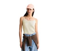 Kurzarmpullover MARC O'POLO DENIM "aus LENZING™ ECOVERO™", Damen, Gr. M, beige (creamy weiß), Obermaterial: 72% Viskose, 28% Polyester, unifarben, Rundhals, Pullover (22273704-M) creamy weiß