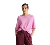 Marc O'Polo Denim Strickpullover Cotton-Slub Garn Damen Kurzarm Rundhals M Pale Bubblegum
