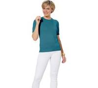 Kurzarmpullover petrol 42
