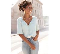 VIVANCE Damen Kurzarmpullover