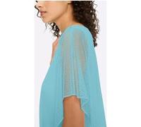Kurzarmshirt aquamarin 40