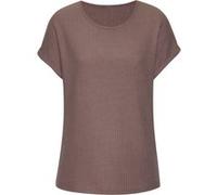 Kurzarmshirt beere, taupe 40/42