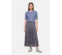 Kurzarmshirt BETTY BARCLAY "Damen kurzarm", Damen, Gr. 40, infinity, Strick, Obermaterial: 41% Viskose, 25% Polyester, 23% Polyester, 11% Polyamid, Basic, figurumspielend normal, Rundhals, Shirts (256