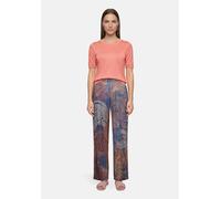 Kurzarmshirt BETTY BARCLAY "Damen kurzarm", Damen, Gr. 40, light mahogany, Strick, Obermaterial: 41% Viskose, 25% Polyester, 23% Polyester, 11% Polyamid, Basic, figurumspielend normal, Rundhals, Shirt