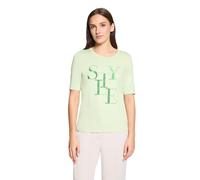 Kurzarmshirt BETTY BARCLAY "Damen kurzarm", Damen, Gr. 42, grün (foam grün), Jersey, Obermaterial: 95% Viskose, 5% Elasthan, Basic, tailliert normal, Rundhals, Shirts (85574820-42) foam grün