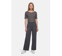 Kurzarmshirt BETTY BARCLAY "Damen kurzarm", Damen, Gr. 42, schwarz (taupe, schwarz), Jersey, Obermaterial: 95% Viskose, 5% Elasthan, tailliert normal, U-Boot-Ausschnitt, Shirts (41643319-42) taupe, sc