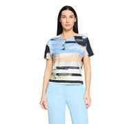 Betty Barclay - Oversize-Shirt blau/beige - Gr. - 40