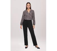 Kurzarmshirt BETTY BARCLAY "Damen mit Bluseneinsatz", Damen, Gr. 46, braun (beige, braun), Jersey, Obermaterial: 50% Baumwolle, 50% Modal, figurumspielend normal, Rundhals, Shirts (45829812-46) beige,