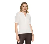 Kurzarmshirt BETTY BARCLAY "Damen mit Knöpfen", Damen, Gr. 38, rohweiß, Jersey, Obermaterial: 83% Baumwolle, 15% Polyester, 2% Elasthan, tailliert normal, Shirts (70811468-38) rohweiß