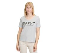 Basic Shirt Patch White/Dark Blue Damen