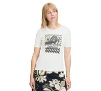 Basic Shirt Patch White/Dark Blue Damen