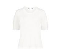 Kurzarmshirt BETTY BARCLAY "Damen mit Rundhalsausschnitt", Damen, Gr. 44, rohweiß, Obermaterial: 98% Polyester, 2% Elasthan, tailliert normal, Rundhals, Shirts (55063018-44) rohweiß