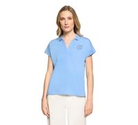 Kurzarmshirt BETTY BARCLAY "Damen mit Schmucksteinen", Damen, Gr. 38, azurine, Jersey, Obermaterial: 100% Baumwolle, gerade normal, Shirts (70251239-38) azurine