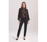 Kurzarmshirt BETTY BARCLAY "Damen mit Stehkragen", Damen, Gr. 48, beige (taupe, schwarz), Jersey, Obermaterial: 95% Viskose, 5% Elasthan, tailliert normal, Shirts (36287221-48) taupe, schwarz