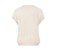 Blusenshirt mit Stickerei Grau Beige 38