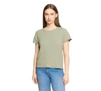 Kurzarmshirt BETTY BARCLAY "Damen mit U-Boot-Ausschnitt", Damen, Gr. 38, seagrass, Obermaterial: 97% Polyester, 3% Elasthan, loose fit normal, Rundhals, Shirts (44563361-38) seagrass