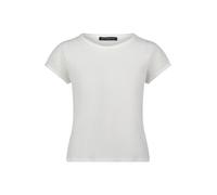 Kurzarmshirt BETTY BARCLAY "Damen mit U-Boot-Ausschnitt", Damen, Gr. 40, rohweiß, Obermaterial: 95% Polyester, 5% Elasthan, loose fit normal, U-Boot-Ausschnitt, Shirts (54473761-40) rohweiß