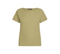 Kurzarmshirt BETTY BARCLAY "Damen mit U-Boot-Ausschnitt", Damen, Gr. 46, soft olive, Obermaterial: 95% Polyester, 5% Elasthan, loose fit normal, U-Boot-Ausschnitt, Shirts (74154601-46) soft olive