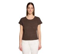 Kurzarmshirt BETTY BARCLAY "Damen mit U-Boot-Ausschnitt", Damen, Gr. 48, braun, Strick, Obermaterial: 65% Polyacryl, 35% Polyamid, gerade normal, Rundhals, Shirts (10967932-48) braun