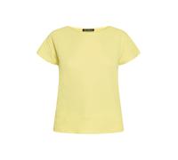 Kurzarmshirt BETTY BARCLAY "Damen mit U-Boot-Ausschnitt", Damen, Gr. 48, gelb, Obermaterial: 95% Polyester, 5% Elasthan, loose fit normal, U-Boot-Ausschnitt, Shirts (83977525-48) gelb
