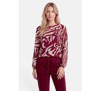 Betty & Co - Mesh-Shirt Nature/Dark Red - Gr. - S