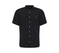 Kurzarmshirt BLEND "Kurzarmhemd BHShirt", Herren, Gr. L, schwarz, Obermaterial: 100% Viskose CV., Hemden (57114740-L) schwarz