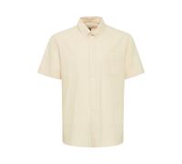 Kurzarmshirt BLEND "Kurzarmhemd BHShirt", Herren, Gr. XXL, beige (oyster gray), Obermaterial: 70% Baumwolle CO. 30% Leinen LI., Hemden (51550011-XXL) oyster gray