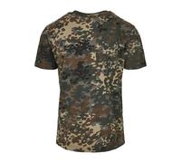 Kurzarmshirt BRANDIT "Brandit Herren Brandit Premium Shirt", Herren, Gr. 6XL, grün (flecktarn), 100% Baumwolle, unifarben, normal, Rundhals, Shirts (51468644-6XL) flecktarn